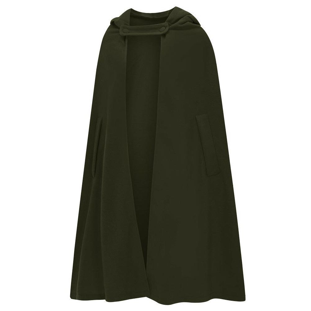 Damski sweter ponczo z kapturem